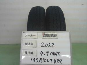 中古 ブリヂストン タイヤ 145R12LT8PR