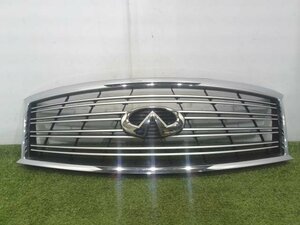 ★日産 Y51 フーガ 前期 純正 フロントグリル INFINITI インフィニティ エンブレム付き USDM 北米仕様 スタンス