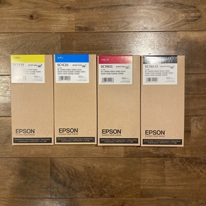 1円~☆送料無料☆推奨使用期限切れ☆未使用品☆EPSON エプソン 純正インクカートリッジ ４色 SC1BK35 SC1M35 SC1Y35 SC1C35