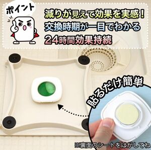 レック 激落ちくん 貼るだけ 排水口の 防カビ芳香消臭剤　2箱セット