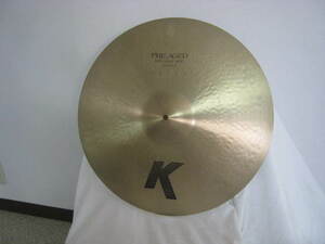 送料無料！Zildjian（ジルジャン） ライドシンバル K PRE-AGED DRY LIGHT RIDE 22インチ（56cm） K Zildjian