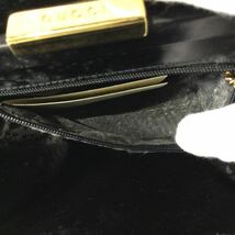 ※【GUCCI/グッチ】レザーハンドバッグ トートバッグ ブラック 黒 肩掛けカバン レディース 001 781 1735 汚れ傷有り 現状品 保存袋有り_画像7