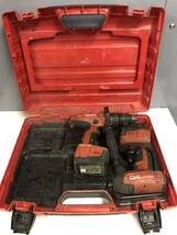 ◎【動作品】HILTI/ヒルティ ドリルドライバー インパクトドライバーセット バッテリー2個付 SID 144-A SFH 144-A ドライバードリル 14.4V_画像1