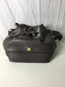 & A.D.M.J ショルダーバッグ 2way ハンドバッグ 巾着 ミニ 中古品