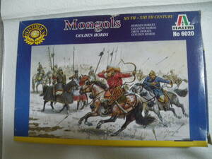 ITALERI イタレリ　1/72　モンゴル帝国騎兵(12~13世紀)　Mongols GOLDEN HORDS(ⅩⅡTH-ⅩⅢTH Century)　6020　内袋開封　未組立　同梱可