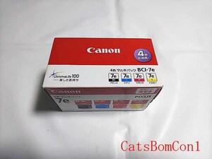 □送料無料 純正 Canon BCI-7e 4色マルチパック 202202期限 [未開封] キャノンインクタンク