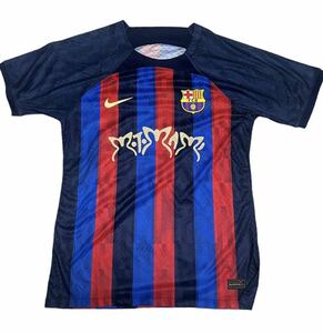 【 美中古品 】　barcelona バルセロナ ユニフォーム オーセンティック ROSALIA リーガ スペイン サッカー サイズL