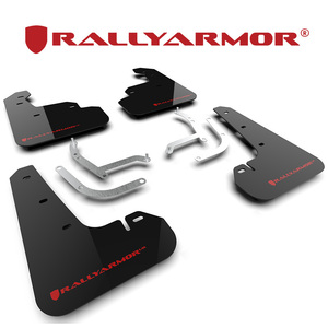 Rally Armor 2023- スバル インプレッサ GU6 GU7 GUD GUE マッドフラップ ブラック/レッド 正規輸入品