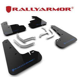 Rally Armor 2023- スバル インプレッサ GU6 GU7 GUD GUE マッドフラップ ブラック/ブルー 正規輸入品