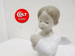 bh87■LLADRO リヤドロ 可愛いお祈り 天使 エンジェル 　フィギュリン　置物　陶器