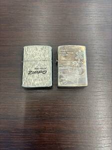 ＃4207D　ZIPPO　ウインドプルーフ 　2個セット　WIND-PROOF 着火未確認　中古品　　　　