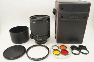 1004■売り切り■SIGMAシグマ■MIRROR-TELEPHOTO 600mm F8 MULTI-COATED■ブラック■ミラー テレフォト MC■Canonキヤノン EOS EF■