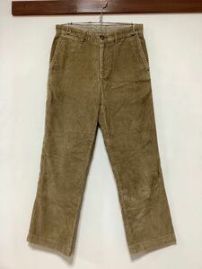 Q-1146 L.L.Bean エルエルビーン DOUBLE L コーデュロイパンツ W32 ライトブラウン 太畝