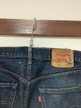 P-1181 Levi's リーバイス 502 90's ビンテージ デニムパンツ W34 ジーンズ 日本製 TALON ジーパン 復刻 ビッグE 赤耳_画像3