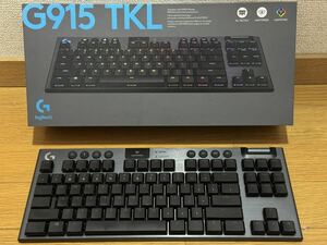 Logitech G915 TKL タクタイル US配列 Logicool G ロジクール G913 ゲーミングキーボード テンキーレス ワイヤレス 薄型 US配列