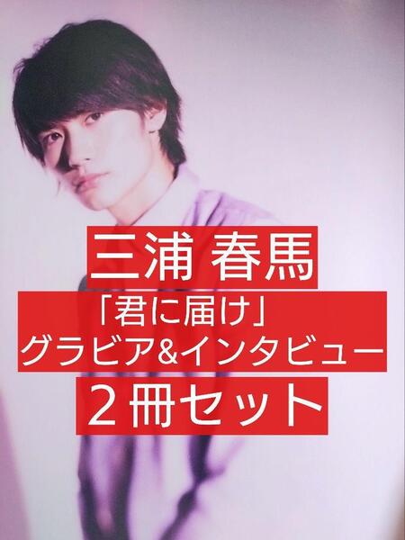 三浦春馬 君に届け 雑誌 (ピクトアップ &シアターカルチャーマガジン T)
