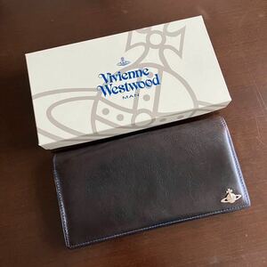 Vivienne Westwood ヴィヴィアンウエストウッド 長財布 メンズ レザー ネイビー