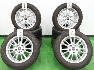 4本 ミニ クロスオーバー R60 社外 MAK 16インチ 6.5J +46 5H 120 スタッドレス ピレリ アイスアシンメトリコ 205/60R16 ペースマン R61