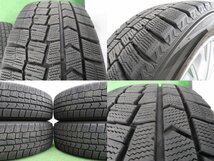 4本 ユーロテック 17インチ 7J +48 5H PCD112 スタッドレス ダンロップ ウインターマックス WM02 205/55R17 ベンツ Aクラス Bクラス 球面座_画像10