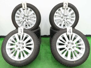 4本 20 アルファード ヴェルファイア 純正 18インチ 7.5J +45 114.3 スタッドレス グッドイヤー アイスナビ 235/50R18 HV 30 トヨタ 平面座