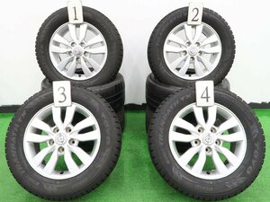 4本 ニッサン セレナ 純正 15インチ 5.5J +45 5H 114.3 スタッドレス TOYO ウィンタートランパス TX 2022年 195/65R15 C27 e-POWER C26 C25