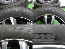 4本 社外 15インチ 4.5J +45 4H 100 スタッドレス ブリヂストン ブリザック VRX2 2020年 165/65R15 タフト ソリオ バンディット デリカ D2_画像7