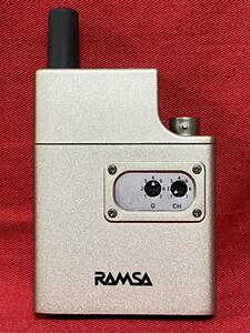 【保証付】パナソニック RAMSA ラムサ B帯 ワイヤレスマイクロホン WX-TB830 USED 美品 評価100% ! 本人確認済！