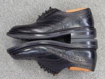 美品 Tricker's バートン黒 size5.5-5 Bourton トリッカーズ ボックスカーフ フルブローグ ウィングチップ 短靴_画像4