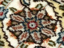 魁◆最高級厳選 ペルシャ絨毯 イラン タブリーズ産 ウール マヒ柄 手織り 大判 199×293㎝ 人気のマヒ柄_画像8