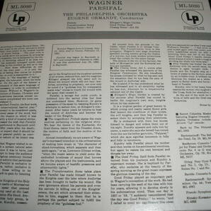 オーマンディ ワーグナー パルジファル 第1幕への前奏曲 聖金曜日の音楽 クリングゾル 魔法 フィラデルフィア リマスター オリジナル 紙の画像2