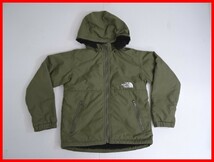 2312★SM-1002★THE NORTH FACE ザ・ノースフェイス キッズ ジャンパー サイズ130 カーキ 中古品_画像1