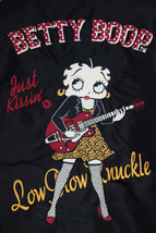 LOWBLOW KNUCKLE × BETTY BOOP ヤンキー BETTY リバーシブルスカジャン MA-1 / ローブローナックル / ベティブープ 特攻 刺繍_画像6