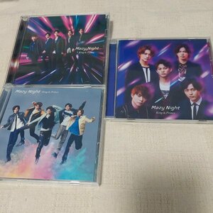 King＆Prince　Mazy Night　初回限定盤A　B　CD＋DVD　通常盤　３枚セット