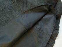 ef-de　エフデ　ウール アンゴラ混　裾フレアー スカート　チャコールグレー　M_画像6