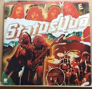 LP(2枚組・ロックバンド・’77年盤・SKBB-11623・希少) ステイタス・クォー STATUS QUO / ライヴ Live【同梱可能６枚まで】051207