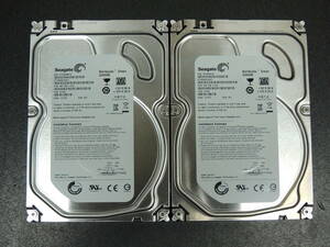 【2台まとめ売り/検品済み】Seagate 2TB HDD ST2000DL001 【使用時間3046h・3636h】 管理:ナ-70