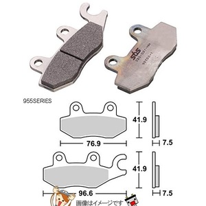 KITACO キタコ SBSブレーキパッド 955 シリーズ DS-1 (レーシングデュアルシンター フロント用） 18- ニンジャ250/400