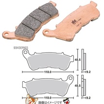 777-0934020 キタコ SBS ブレーキパッド 934HS HARLEY (14-) ゆうパケット ポイント消化_画像1