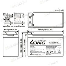 WP1236W ロングバッテリー KUNG LONG_画像2