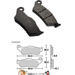 777-0742000 キタコ SBS ブレーキパッド 742HF BMW 99-R1100S ゆうパケット ポイント消化