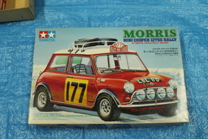 E24・タミヤ　モーリス　ミニクーパー　1275S　ラリー　’67　モンテカルロラリー優勝者　TAMIYA　MORRIS　MINI COOPER