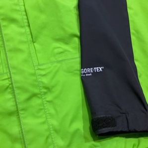 レア★ノースフェイス レインテックスプラズマ ジャケット GORE-TEX 緑/黒 M NP11202★防水透湿 マウンテンパーカー 登山 レインウェアの画像5