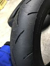 TT93GP PRO 中古前後セット　100/90-12 120/80-12 　②_画像3