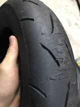 TT93GP PRO 中古前後セット　100/90-12 120/80-12 　②_画像2