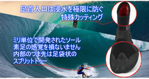 Mサイズ 25cm~25.5cm サーフブーツ 2024年モデル 限定モデル 4mm メンズ ウェットスーツ ウエットスーツ サーフィン 防寒 防水 起毛_画像5