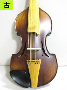 [ old musical instruments ] vi Ora *damo-re6+6 string new goods bow * case set maintenance * adjusted .