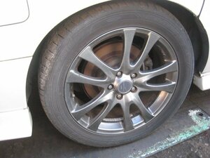 【棚事横】WORK STEEZ 18×7JJ 38 5H/114.3 アルミホイールタイヤ 4本　235/50R18 ワーク スティーズ