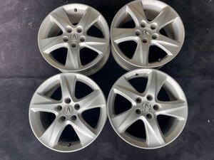 売り切り！CW2 アコードワゴン 純正ホイール アキュラキャップ 17×7.5J＋55 usdm jdm ツアラー TSX