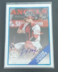 Logan O'Hoppe 2023 Topps Update Series RC Auto 88BAU-LO 1988 topps baseball Autograph card エンゼルス ローガン オホッピー