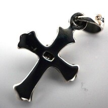 シルバー925 ペンダント クロス 十字架 可愛い プレゼント カトリック プロテスタント 小さい チェーン付き 送料無料0560_画像4